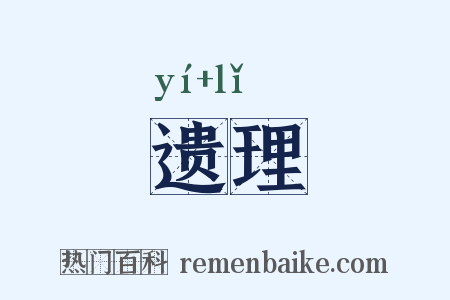 遗理是什么意思的图片